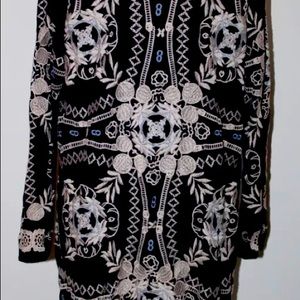 Johnny Was Biya knee length cotton duster